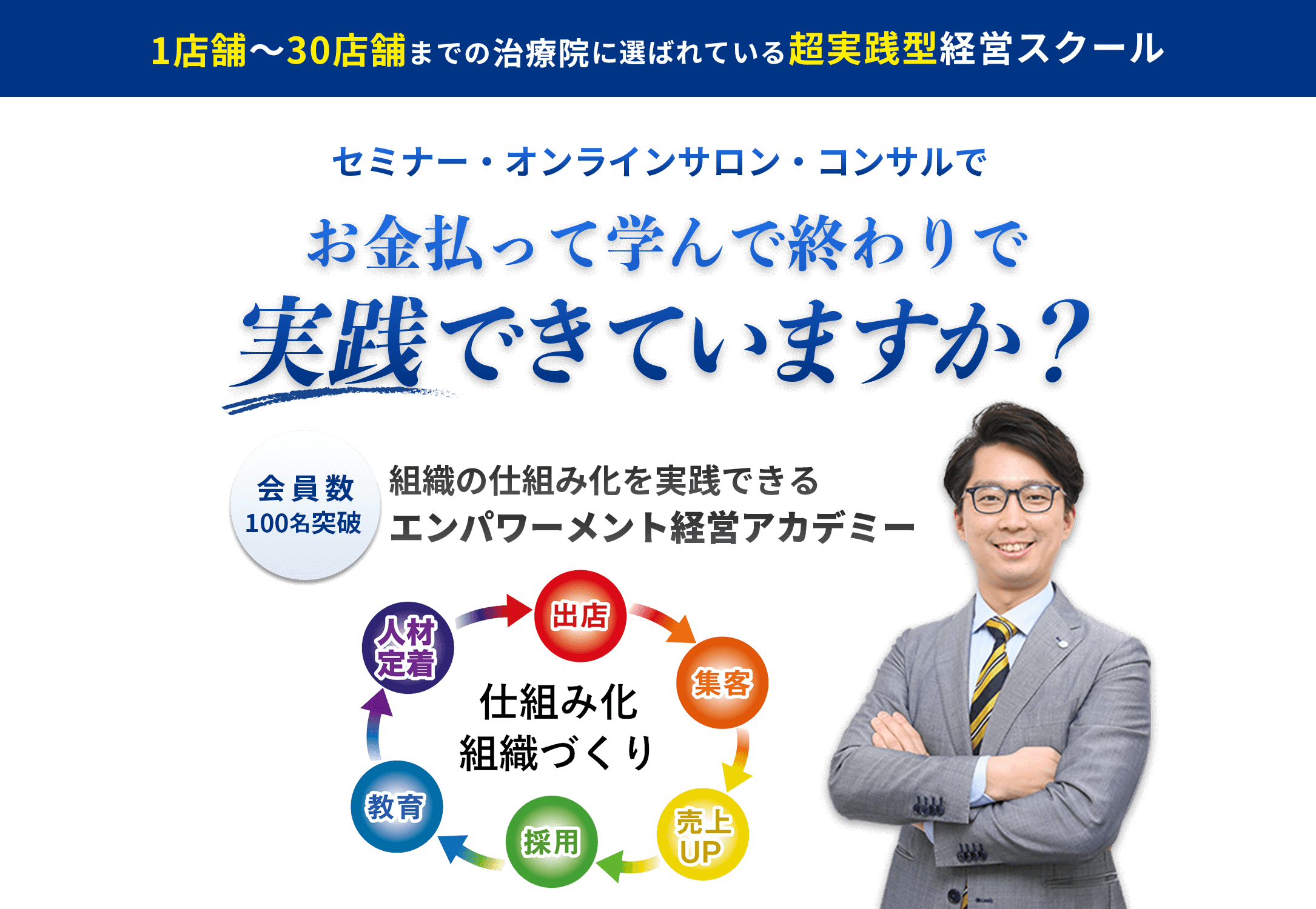 エンパワーメント経営アカデミーメインビジュアル_お金を払って学んで終わりで実践できていますか？