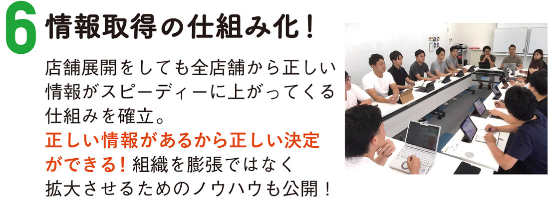 EMPOWERMENT株式会社の7 つの強み、情報取得の仕組み化!
